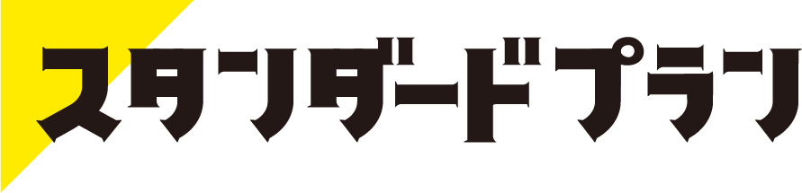 値段重視、神コスパ！ スタンダートプラン